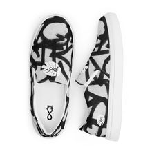 Load image into Gallery viewer, Men’s MAX-OLOGY “SCRIBBLE” By INFINITY COBRA: Men’s slip-on canvas shoes