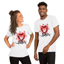 Load image into Gallery viewer, AIR BRUSH HEART: THE•EXP BRAND Short-Sleeve T-Shirt