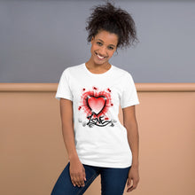 Load image into Gallery viewer, AIR BRUSH HEART: THE•EXP BRAND Short-Sleeve T-Shirt
