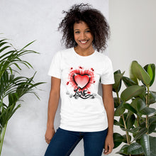 Load image into Gallery viewer, AIR BRUSH HEART: THE•EXP BRAND Short-Sleeve T-Shirt
