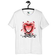 Load image into Gallery viewer, AIR BRUSH HEART: THE•EXP BRAND Short-Sleeve T-Shirt
