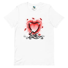 Load image into Gallery viewer, AIR BRUSH HEART: THE•EXP BRAND Short-Sleeve T-Shirt