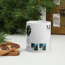 Load image into Gallery viewer, MONSTERA BOTANICAL EXPERIENCE White glossy mug