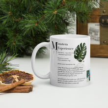 Load image into Gallery viewer, MONSTERA BOTANICAL EXPERIENCE White glossy mug