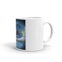 Load image into Gallery viewer, BLIZZY and FLURRY the PENGUIN White glossy mug
