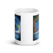 Load image into Gallery viewer, BLIZZY and FLURRY the PENGUIN White glossy mug