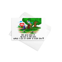 Load image into Gallery viewer, HAPPY ANNIVERSARY “LOVE BIRDS” Greeting card
