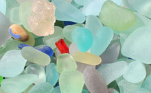 Load image into Gallery viewer, SEA GLASS Crystal (Comes with Custom Copper wire wrapping, One Peppermint Essential Oil &amp; One Palo Santo)
