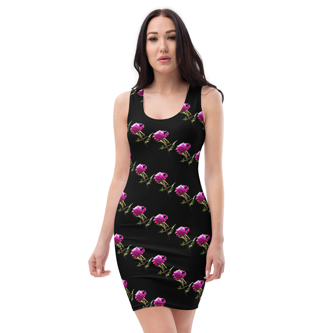 ROSES OF LOVE Sublimation Cut & Sew Dress