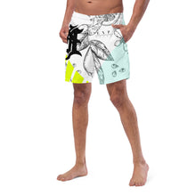 Load image into Gallery viewer, CREW ATLANTIS: Botanical ShipWreck swim trunks
