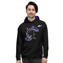 Load image into Gallery viewer, The DARK CITY SHARKS Custom Hoodie
