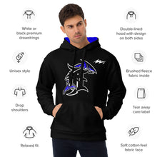 Load image into Gallery viewer, The DARK CITY SHARKS Custom Hoodie
