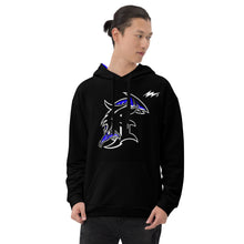 Load image into Gallery viewer, The DARK CITY SHARKS Custom Hoodie
