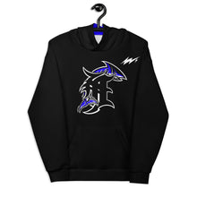 Load image into Gallery viewer, The DARK CITY SHARKS Custom Hoodie
