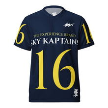 Load image into Gallery viewer, THE EXPERIENCE “SKY KAPTAINS” Recycled sports jersey
