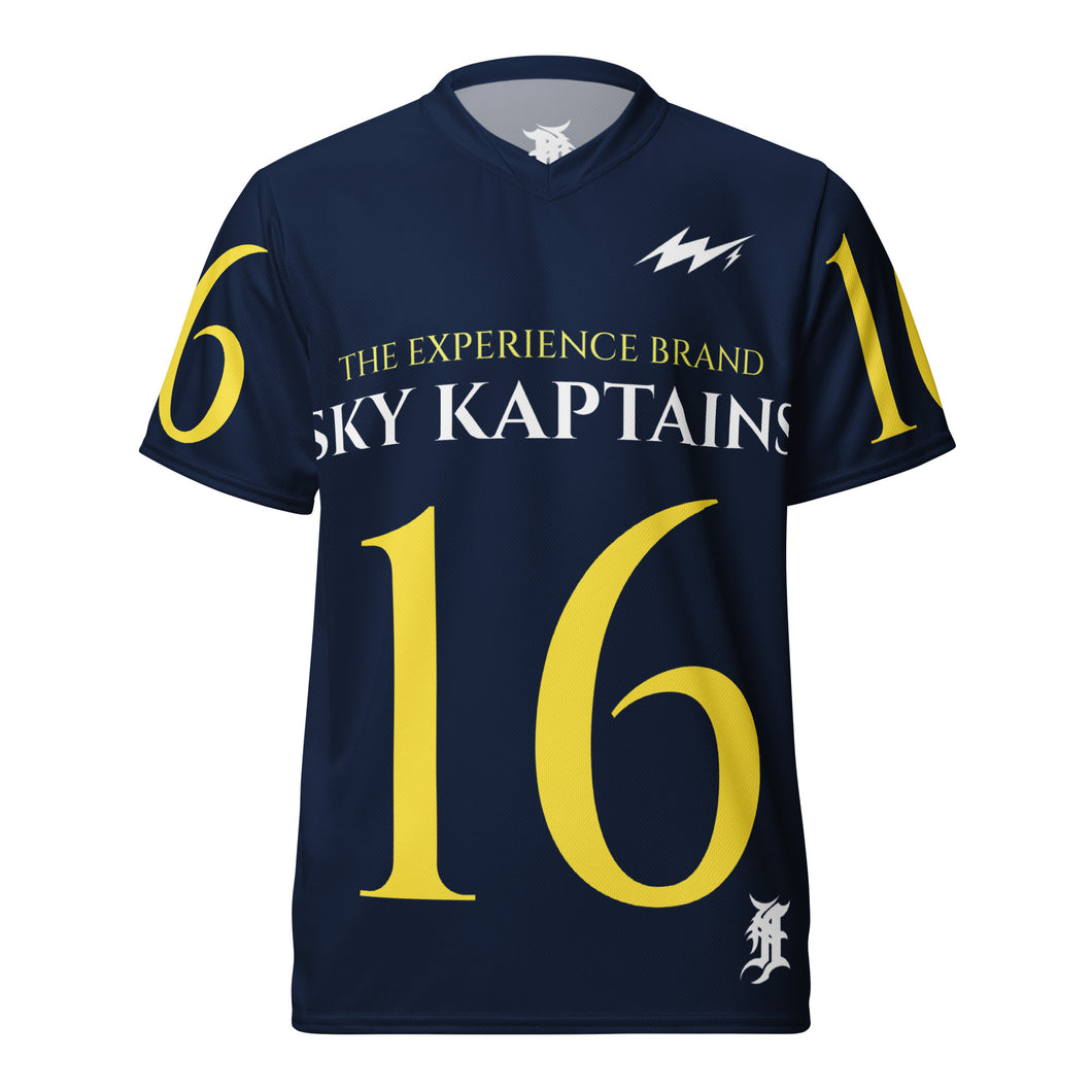 THE EXPERIENCE “SKY KAPTAINS” Recycled sports jersey