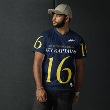 Load image into Gallery viewer, THE EXPERIENCE “SKY KAPTAINS” Recycled sports jersey
