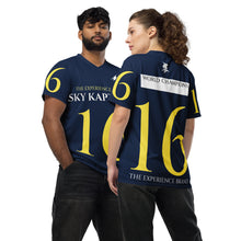 Load image into Gallery viewer, THE EXPERIENCE “SKY KAPTAINS” Recycled sports jersey
