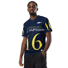 Load image into Gallery viewer, THE EXPERIENCE “SKY KAPTAINS” Recycled sports jersey
