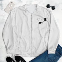 Load image into Gallery viewer, Men’s and Women’s LIGHTNING BOLT Bomber Jacket
