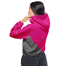 Load image into Gallery viewer, Women’s DRAGONFRUIT cropped windbreaker
