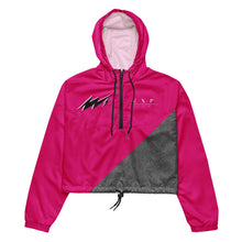 Load image into Gallery viewer, Women’s DRAGONFRUIT cropped windbreaker
