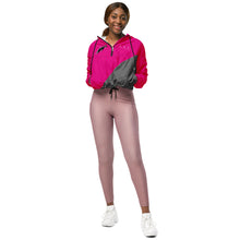 Load image into Gallery viewer, Women’s DRAGONFRUIT cropped windbreaker
