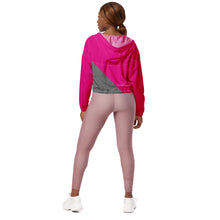 Load image into Gallery viewer, Women’s DRAGONFRUIT cropped windbreaker
