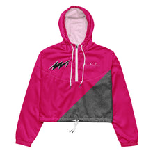 Load image into Gallery viewer, Women’s DRAGONFRUIT cropped windbreaker
