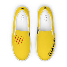 Load image into Gallery viewer, Men’s LIGHTNING by THE EXPERIENCE BRAND Custom slip-on canvas shoes
