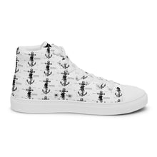 Load image into Gallery viewer, Men’s CREW ATLANTIS “HIDDEN TREASURES” Men’s high top canvas shoes
