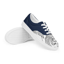 Load image into Gallery viewer, Men’s “THE MESSAGE” lace-up canvas shoes
