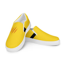 Load image into Gallery viewer, Men’s LIGHTNING by THE EXPERIENCE BRAND Custom slip-on canvas shoes
