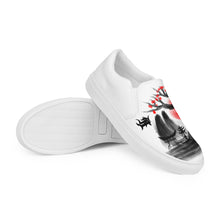 Load image into Gallery viewer, Men’s JAPAN: ENCHANTED GARDEN slip-on canvas shoes
