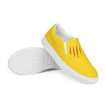 Load image into Gallery viewer, Men’s LIGHTNING by THE EXPERIENCE BRAND Custom slip-on canvas shoes
