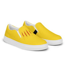 Load image into Gallery viewer, Men’s LIGHTNING by THE EXPERIENCE BRAND Custom slip-on canvas shoes
