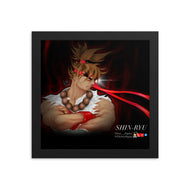 Framed SHIN-RYU photo paper poster