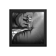 BLIZZY & The SNAKE CAPE Framed photo paper poster