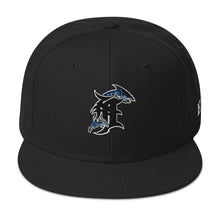 Load image into Gallery viewer, DARK CITY SHARKS Snapback Hat
