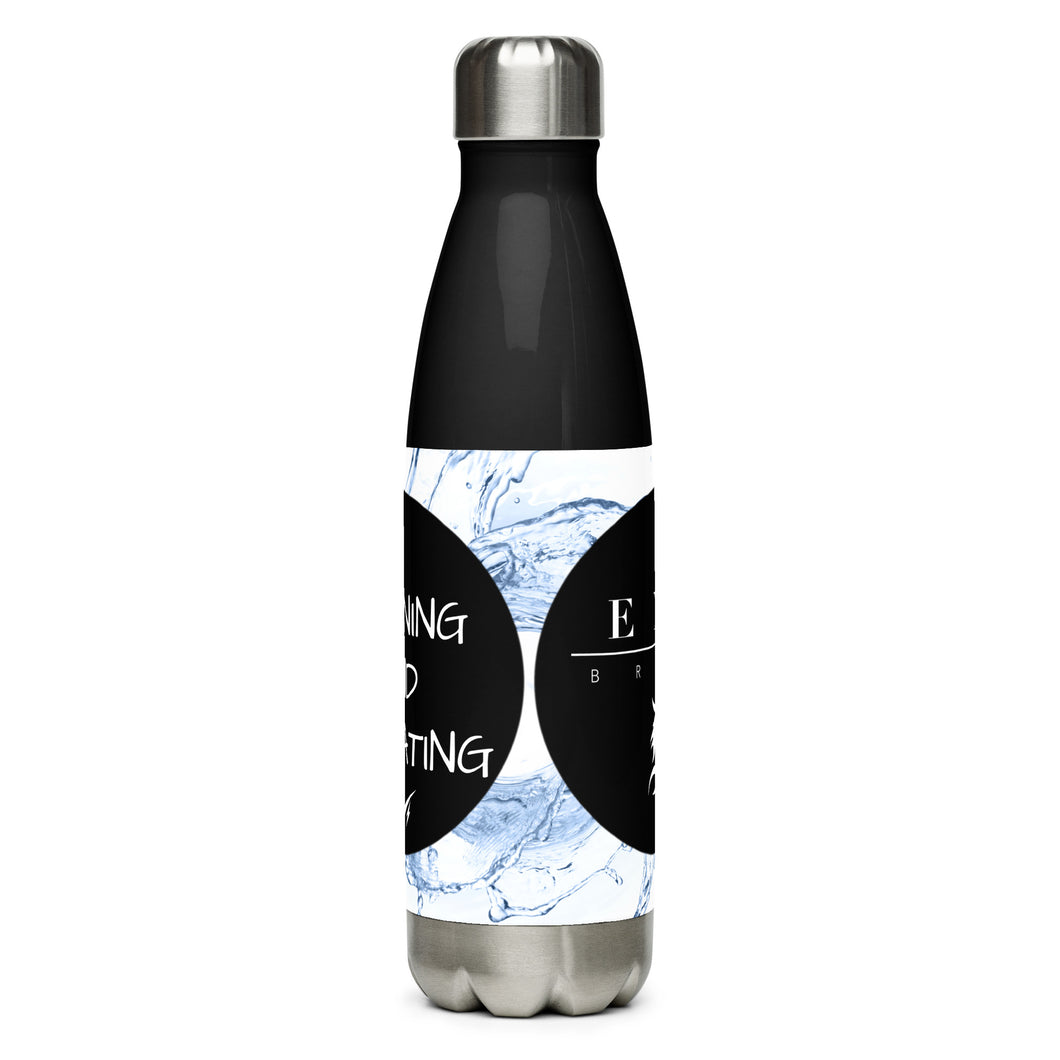 HYDRATION and EDUCATION Stainless Steel Water Bottle