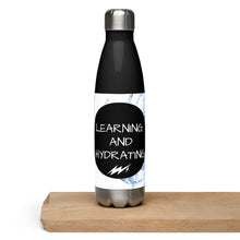 Load image into Gallery viewer, HYDRATION and EDUCATION Stainless Steel Water Bottle
