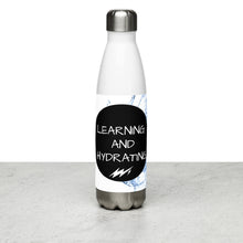 Load image into Gallery viewer, HYDRATION and EDUCATION Stainless Steel Water Bottle
