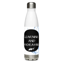 Load image into Gallery viewer, HYDRATION and EDUCATION Stainless Steel Water Bottle
