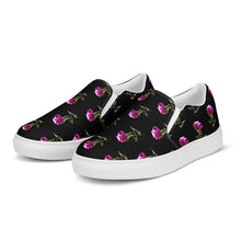 Load image into Gallery viewer, Women’s ROSES OF LOVE slip-on canvas shoes
