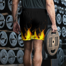 Load image into Gallery viewer, EXPERIENCE BLAZE FIRE recycled Athletic Shorts
