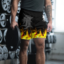 Load image into Gallery viewer, EXPERIENCE BLAZE FIRE recycled Athletic Shorts
