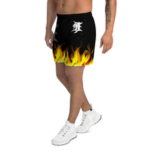 Load image into Gallery viewer, EXPERIENCE BLAZE FIRE recycled Athletic Shorts
