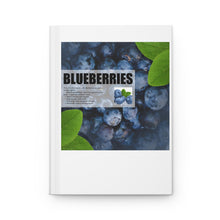 Load image into Gallery viewer, BLUEBERRIES Hardcover Journal Matte
