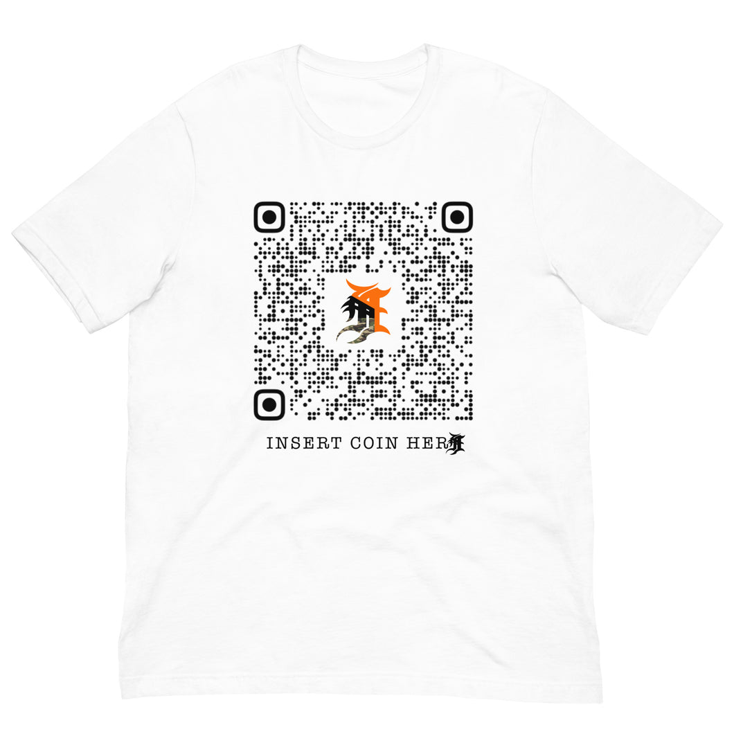 INSERT COIN HERE Custom t-shirt