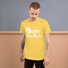 Load image into Gallery viewer, HUSTLE INNA RAIN “MEDIEVAL2” The Short-Sleeve T-Shirt (Comes with the Logo on the back)
